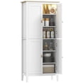 thumbnail image 1 of HOMCOM Garde-Manger de Cuisine avec Lumière DEL à Capteur Armoire de Rangement pour Garde-Manger Blanc, 1 of 8