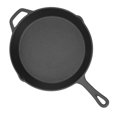 thumbnail image 1 of Poêle à Frire en Fonte, Répartition Uniforme de la Chaleur, pour Cuisson et Grillades en Camping Intérieur Extérieur Sans Revêtement, 1 of 7