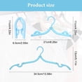 thumbnail image 3 of WHEANG Multifunctional Plastic Folding Hanger Retractable Portable Travel Hangers Foldable Coat Hanger Folding Hangers For Traveling Space Saving Clothes Hangers Portable Travel Hanger, 3 of 9