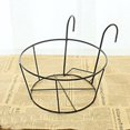 thumbnail image 1 of Flower pot rack balcony railing basket balcony stand railing Hanging Flower Racks Iron wall mounted, 1 of 1
