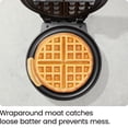 thumbnail image 4 of Chefman Anti-Overflow Belgian Waffle Maker, Shade Selector, Non-Stick, Black, 4 of 9
