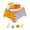 orange, variant on Portable Foldable Training Potty Seat with Travel Bag Lightweight orange