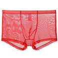 thumbnail image 1 of Mens Mesh Comfortable Sweat-Absorbing Ultra-Thin Underwear with Flat Angle Pants, 1 of 2
