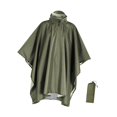 thumbnail image 2 of Poncho de Pluie S SERENABLE avec Capuche, Imperméable Réutilisable pour Événement Sportif, Randonnée, Camping, Vert, 2 of 9