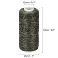 thumbnail image 3 of Unique Bargains Ebony Polyester Waxed Leather Sewing Thread, 55 Yards, 3 of 6