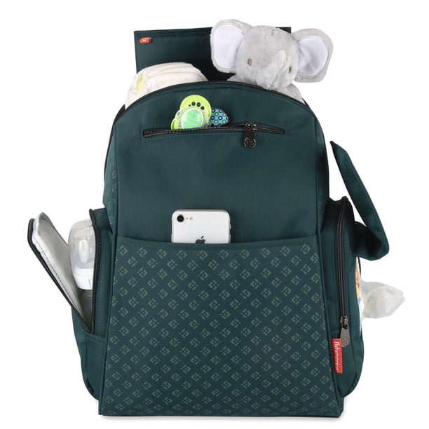 Fisher-Price Fast Finder Gemma Fashion Diaper Bag Backpack with