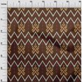 thumbnail image 2 of oneOone Georgette Viscose Fabric Paisley & Chevron Ikat Print Sewing Fabric BTY 42 Inch Wide, 2 of 4