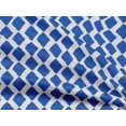 thumbnail image 5 of oneOone Rayon Blue Fabric Block Craft Projects Decor Fabric Printed By The Yard 56 Inch Wide-R8, 5 of 5