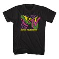 thumbnail image 1 of T-Shirt Noir à Logo Imprimé Léopard et Zèbre MTV, 1 of 2