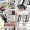 thumbnail image 4 of Delta 9678-AR-DST Leland Arctic Stainless Steel Single Handle Pull-Down Bar & Prep Faucet, 4 of 4