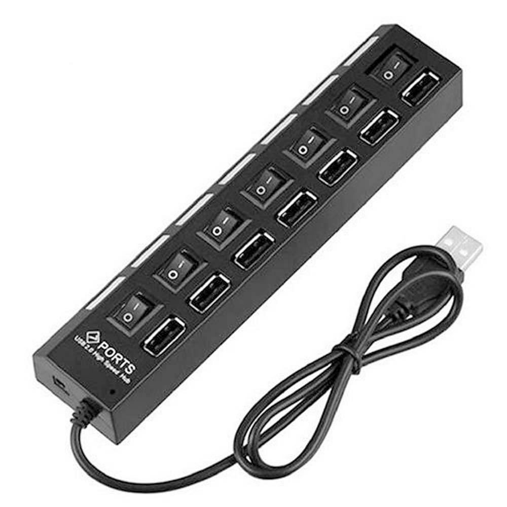 USB 2.0 Multi-Port Socket 7 Ports USB Hub Fast Charger; USB 2.0 Multi-Port Socket 7 Ports USB Hub Fast Charger