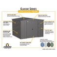 thumbnail image 4 of Arrow 8 x 8 x 6 ft Grey Shed, 4 of 6