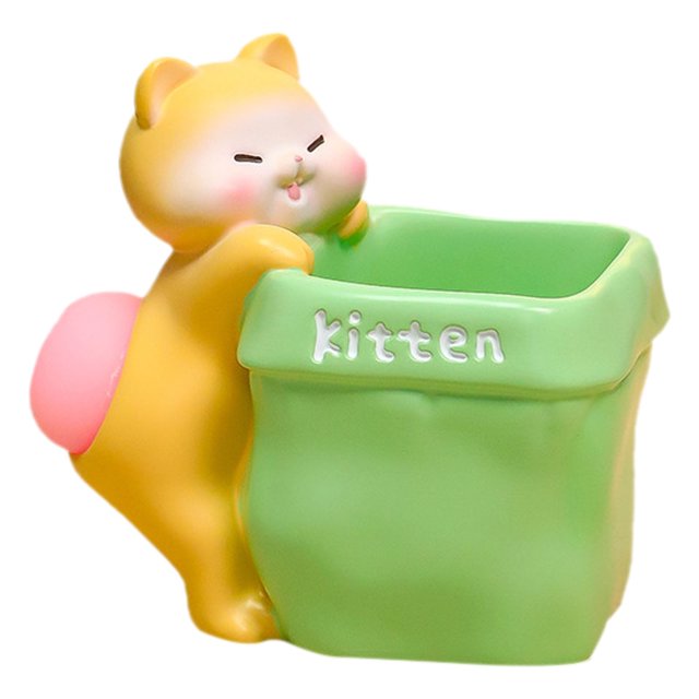 Trendy Tool Kit for Home, Cute Pet Themed Creative Pen Holder Made Of Resin Material with Various Cute Shapes Suitable for Desktop Storage Suitable for and Study Home Decoration