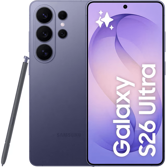 Samsung Galaxy S26 Ultra (512GB,12GB RAM) - Brand New ( Cobalt Violet) -Unlocked - Android AI Smartphone | 6.9” Dynamic AMOLED 120Hz Privacy Display | 200 MP Camera| Dual SIM | International Version