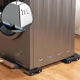 thumbnail image 3 of Moving Pulley Furniture Moving Dolly Tools Washing Machine Mobile Pulley 4Pcs Black, 3 of 9