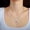 C, variante sur Dvkptbk Mother's Colliers pour Femmes Love Pendentif Micro Incrusté en Forme de Cœur Collier Bicolore Bijoux de Mode Cadeaux Cadeaux de la Fête des Mères