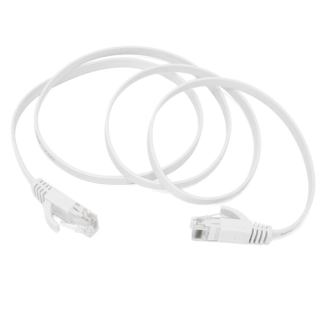 Câble Réseau Gigabit, Câble Ethernet CAT6 Gigabit CA Réseau Jumper Plat Cuivre Réseau Fil Fonctionnalité Intelligente