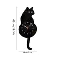 thumbnail image 2 of Dvkptbk Wall Clock, Living Room, Household Clock, Tail Clock, Wall Decoration, Quartz Clock Home Decor, 2 of 3