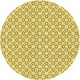 thumbnail image 1 of Ahgly Company Tapis d'Intérieur Lavables en Machine, Ronds, Transitionnels, Brun Caramel, Ronds de 4', 1 of 7