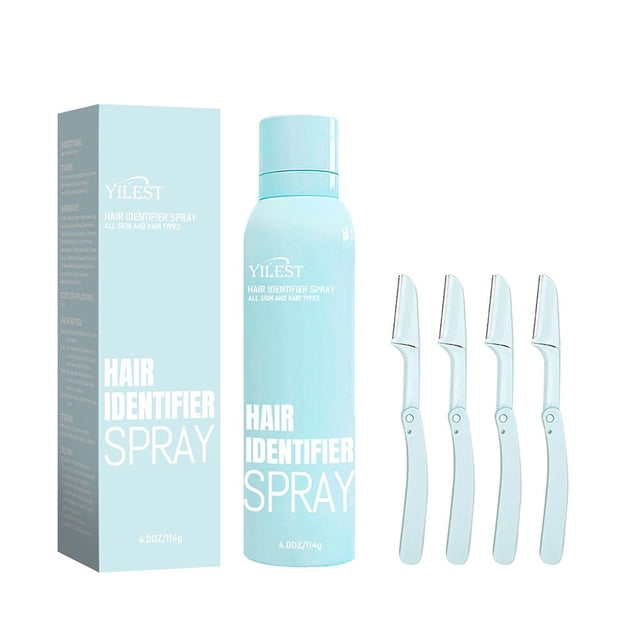 Hair Identifier Spray Dermaplaner Set, Hair Identifier For Face Spray Kit