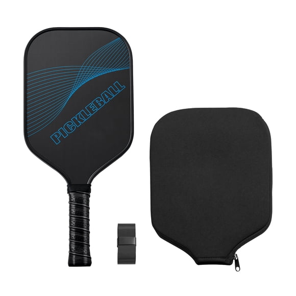VEVOR Pro Carbon Fiber Pickleball Paddle Honeycomb Core Racket for Adults Blue