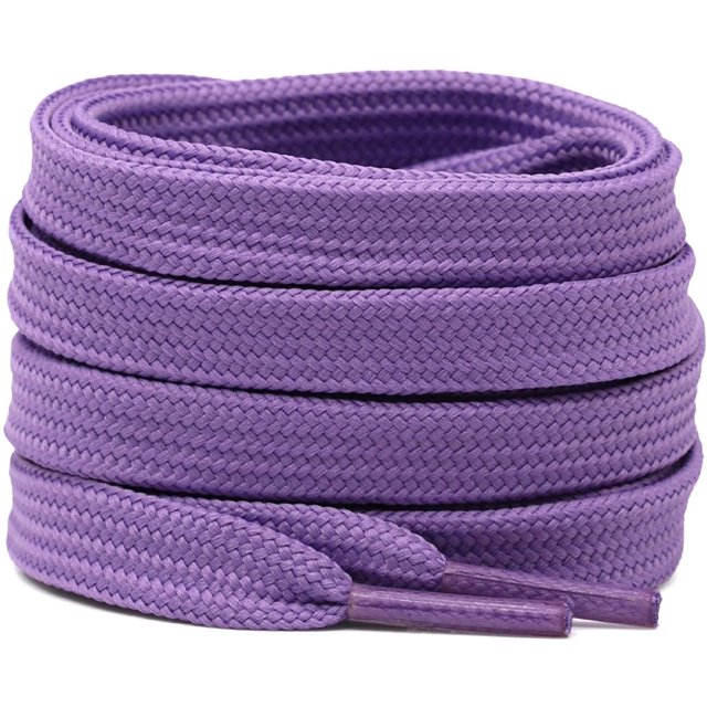 Solid Flat Shoelaces Hollow Thick Athletic Shoe Laces Strings 2 Pair