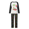 thumbnail image 1 of SUNSIOM Family Matching Christmas Pajamas, Baby Romper/Tops + Pants Set, 1 of 9