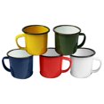 thumbnail image 1 of LOVEVER 5 Pcs Tasses de Camping en Émail Multi Couleurs Café Thé pour Activités Intérieures Extérieures, 1 of 8