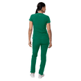 thumbnail image 2 of Adar Addition Go-Higher Scrub Set For Women - Notched V-Neck Scrub Top & Skinny Cargo Scrub Pants, 2 of 7