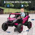 thumbnail image 2 of 4WD Kids Ride On UTV with Remote Control, Spring Suspension Off Road Electric Truck for 3-8 Years Outdoor Play, 2 of 7