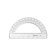 thumbnail image 2 of PACIFIC ARC P8S PROTRACTOR 8 INCH ACRYLIC 180 DEGREE, 2 of 5