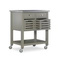 thumbnail image 2 of Ashland Grey Kitchen Cart, 2 of 9