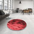 thumbnail image 4 of Ahgly Company Tapis Rectangulaire Lavable en Machine Intérieur Transitionnel Rouge Lave, 5 Pieds x 8 Pieds, 4 of 7