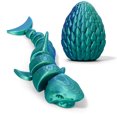 thumbnail image 2 of Birdeem Fish Tank Decorations, Fish Tank Decoration, Sharks Ornament Fish Tank Coffee Table Ornament All Joint Movable Standing Small Gift, Shark Tank Products, 2 of 5
