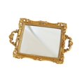 thumbnail image 1 of Abbracc European Mirror Tray Cosmetic Perfume Storage Plates Perfume Retro Vanity Mirror, 1 of 6