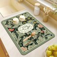 thumbnail image 1 of Coffee Mat Absorbent No Water Marks Quick Drying Mat for Kitchen Counter Rubber Backing Coffee Bar Mat Fit Under Coffee Maker Machine Coffee Pot Coffee Bar Accessories, 1 of 6