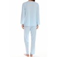 thumbnail image 4 of Shadowline 76283 Ensemble de Pyjama à Manches Longues Pétales pour Femmes (Saphir 3X), 4 of 4