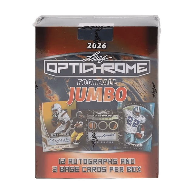 2026 Feuille Optichrome Football Passe-Temps Boîte Jumbo