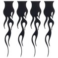 thumbnail image 3 of 4 Pcs 5.9'' Flame Reflective Autocollant pour Voiture de Course Ordinateur Portable skateboard Decal, 3 of 11