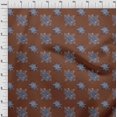 thumbnail image 3 of oneOone Viscose Chiffon Fabric Floral Block Print Fabric By The Yard 42 Inch Wide, 3 of 4