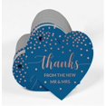 thumbnail image 3 of Inkdotpot Pack Of 50 Real Rose Gold Foil Paper Tags Thanks From The New Wedding Favor Hang Tags, 3 of 6