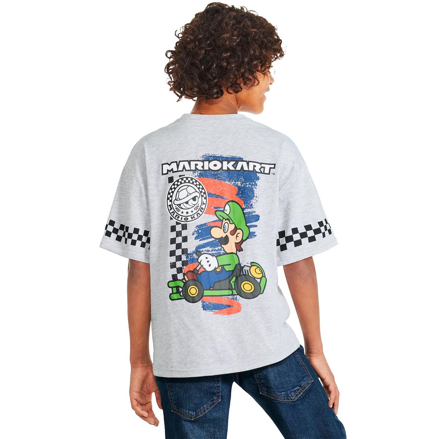 T-shirt Luigi Mario Kart pour garçons