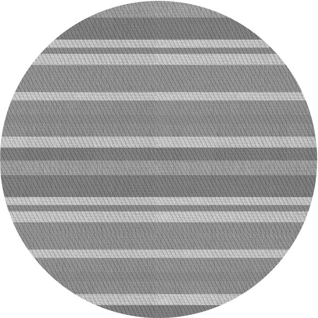 Ahgly Tapis Rond Lavable en Machine Intérieur Transitionnel Gris Nuage Gris, 8 Pieds Rond