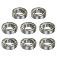thumbnail image 1 of Unique Bargains 6800ZZ Roulements à Billes 10mmx19mmx5mm Acier Chromé ABEC3 à Double Écran Lot de 8, 1 of 6