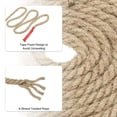 thumbnail image 3 of Unique Bargains 1/2 Inch 49.2 Feet Jute Rope Natural Manila Rope 4 Strand Twisted Thick Heavy Twine Rope, 3 of 5