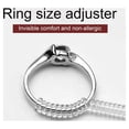 thumbnail image 1 of MesaSe Ring Size Adjuster for Loose Rings - 5 Pack - Spiral Silicone Tightener Set  Jewelry Sizer  Mandrel for Making Jewelry Guard  Spacer  Sizer  Fitter, 1 of 7