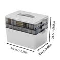 thumbnail image 2 of Storage Containers 3 Tier Organizer Kit with Handle for Home Travel and Everyday Use, 2 of 6