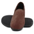 thumbnail image 1 of SLM Men's Faux Suede Slip on Terry Lined  Slipper House Shoes, 1 of 2