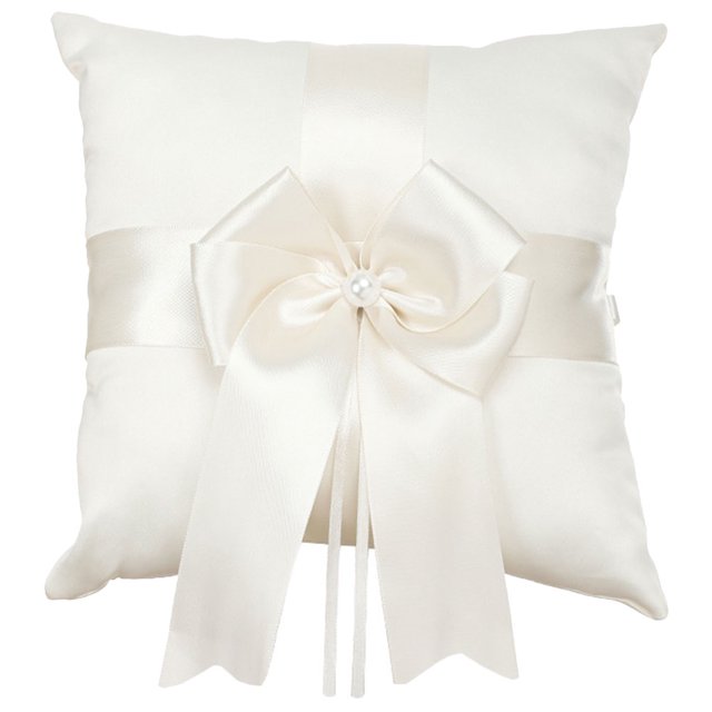 MLINS Coussin de Bague de Mariage pour Proposition de Fiançailles Fête 1 Ensemble Coussin Porte-Anneau