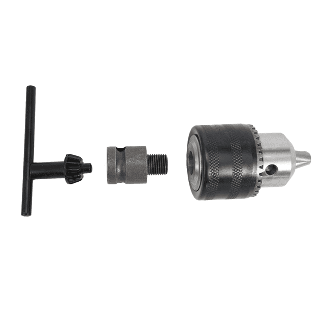 2Ensemble Adaptateur de Perceuse 1.5-13mm 1/2 Pouce Clé à Impact pour Perceuses Électriques